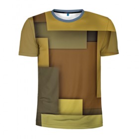 Мужская футболка 3D спортивная с принтом Geometry texture в Екатеринбурге, 100% полиэстер с улучшенными характеристиками | приталенный силуэт, круглая горловина, широкие плечи, сужается к линии бедра | 