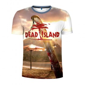 Мужская футболка 3D спортивная с принтом Dead island 6 в Екатеринбурге, 100% полиэстер с улучшенными характеристиками | приталенный силуэт, круглая горловина, широкие плечи, сужается к линии бедра | Тематика изображения на принте: 