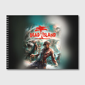 Альбом для рисования с принтом Dead island 8 в Екатеринбурге, 100% бумага
 | матовая бумага, плотность 200 мг. | Тематика изображения на принте: dead | island | repticide | zombie | дэд айлэнд | зомби | мозги