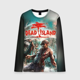 Мужской лонгслив 3D с принтом Dead island 8 в Екатеринбурге, 100% полиэстер | длинные рукава, круглый вырез горловины, полуприлегающий силуэт | Тематика изображения на принте: dead | island | repticide | zombie | дэд айлэнд | зомби | мозги