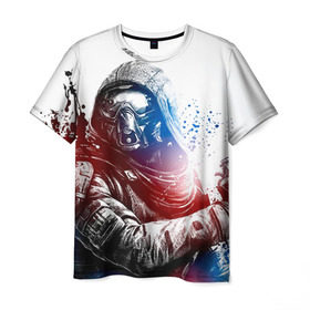 Мужская футболка 3D с принтом Destiny 5 в Екатеринбурге, 100% полиэфир | прямой крой, круглый вырез горловины, длина до линии бедер | destiny | дестени | дэстэни | космос