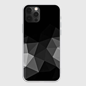 Чехол для iPhone 12 Pro Max с принтом Abstract gray в Екатеринбурге, Силикон |  | abstraction | абстракция | геометрия | грани | изгиб | линии | полигоны | полосы | постель | розовый | сочетания | текстура | треугольники