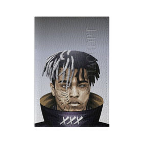 Обложка для паспорта матовая кожа с принтом xxxtentacion в Екатеринбурге, натуральная матовая кожа | размер 19,3 х 13,7 см; прозрачные пластиковые крепления | iwkyasap | tentacion | xxx | xxxtentacion | реп