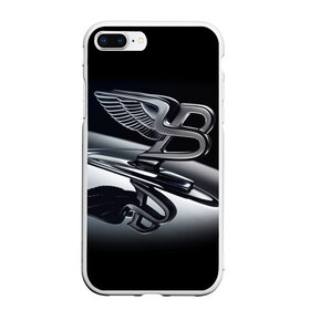 Чехол для iPhone 7Plus/8 Plus матовый с принтом Bentley в Екатеринбурге, Силикон | Область печати: задняя сторона чехла, без боковых панелей | bentley | brand | britain | car | elite | expensive | limited | logo | mtorz | автомобиль | британия | бэнтли | дорогой | лимитед | логотип | марка | мторз | элитный