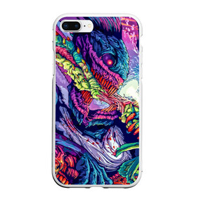 Чехол для iPhone 7Plus/8 Plus матовый с принтом Hyper beast в Екатеринбурге, Силикон | Область печати: задняя сторона чехла, без боковых панелей | counter strike | cs | cs go | global offensive | hyper beast | гипер зверь | гиперзверь | контр страйк | контра | кс | тату | татуировка | яркая