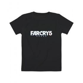Детская футболка хлопок с принтом Far Cry 5 в Екатеринбурге, 100% хлопок | круглый вырез горловины, полуприлегающий силуэт, длина до линии бедер | 