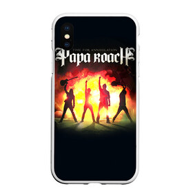 Чехол для iPhone XS Max матовый с принтом Paparoach 6 в Екатеринбурге, Силикон | Область печати: задняя сторона чехла, без боковых панелей | Тематика изображения на принте: papa | papa roach | roach | альтернативный | группа | джекоби шэддикс | джерри хортон | метал | ню | нюметал | палермо | папа | папароач | папароч | роач | рок | роч | рэп | хард | хардрок | эсперанс