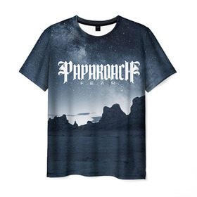 Мужская футболка 3D с принтом Paparoach 8 в Екатеринбурге, 100% полиэфир | прямой крой, круглый вырез горловины, длина до линии бедер | papa roach | roach | папа роач | папароач | папароч | роач | роч