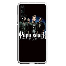 Чехол для Honor 20 с принтом Paparoach 10 в Екатеринбурге, Силикон | Область печати: задняя сторона чехла, без боковых панелей | Тематика изображения на принте: papa | papa roach | roach | альтернативный | группа | джекоби шэддикс | джерри хортон | метал | ню | нюметал | палермо | папа | папароач | папароч | роач | рок | роч | рэп | хард | хардрок | эсперанс