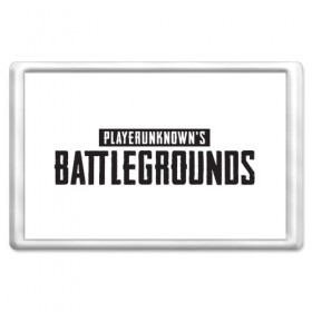 Магнит 45*70 с принтом PlayerUnknown`s Battlegrounds в Екатеринбурге, Пластик | Размер: 78*52 мм; Размер печати: 70*45 | Тематика изображения на принте: 