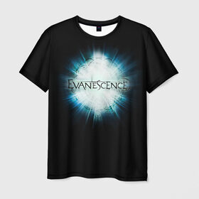 Мужская футболка 3D с принтом Evanescence 7 в Екатеринбурге, 100% полиэфир | прямой крой, круглый вырез горловины, длина до линии бедер | evanescence | fallen | the open door | джен маджура | иванесенс | тим маккорд | трой маклоухорн | уилл хант | эванесенс | эми ли