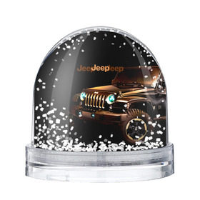 Снежный шар с принтом Jeep в Екатеринбурге, Пластик | Изображение внутри шара печатается на глянцевой фотобумаге с двух сторон | brand | car | chrysler | jeep | logo | usa | автомобиль | джип | крайслер | логотип | марка | сша