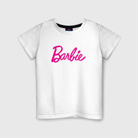 Детская футболка хлопок с принтом Барби 3 в Екатеринбурге, 100% хлопок | круглый вырез горловины, полуприлегающий силуэт, длина до линии бедер | barbie | барби | девочка | девушка | кукла