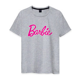 Мужская футболка хлопок с принтом Барби 3 в Екатеринбурге, 100% хлопок | прямой крой, круглый вырез горловины, длина до линии бедер, слегка спущенное плечо. | barbie | барби | девочка | девушка | кукла