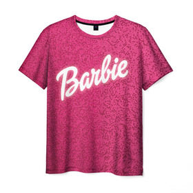 Мужская футболка 3D с принтом Барби 7 в Екатеринбурге, 100% полиэфир | прямой крой, круглый вырез горловины, длина до линии бедер | barbie | барби | девочка | девушка | кукла