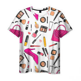 Мужская футболка 3D с принтом Барби 9 в Екатеринбурге, 100% полиэфир | прямой крой, круглый вырез горловины, длина до линии бедер | barbie | барби | девочка | девушка | кукла
