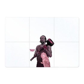 Магнитный плакат 3Х2 с принтом ЧерноБог в Екатеринбурге, Полимерный материал с магнитным слоем | 6 деталей размером 9*9 см | американские боги | бог зла | молот | чернобог