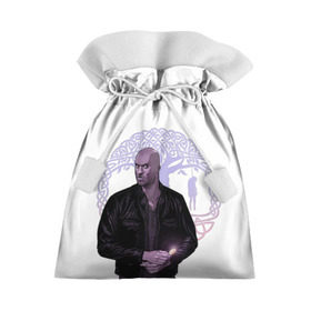 Подарочный 3D мешок с принтом Тень в Екатеринбурге, 100% полиэстер | Размер: 29*39 см | Тематика изображения на принте: shadow moon | американские боги | тень лун