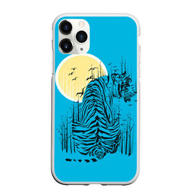 Чехол для iPhone 11 Pro Max матовый с принтом тигр в Екатеринбурге, Силикон |  | арт | бамбук | восток | графика | живопись | китай | луна | небо | ночь | полосы | птицы | рисунок | творчество | хищник | япония