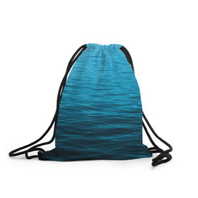 Рюкзак-мешок 3D с принтом Море в Екатеринбурге, 100% полиэстер | плотность ткани — 200 г/м2, размер — 35 х 45 см; лямки — толстые шнурки, застежка на шнуровке, без карманов и подкладки | sea | вода | волны | глубина | дайвинг | лето | океан | отдых | отпуск | пляж | солнце