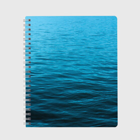 Тетрадь с принтом Море в Екатеринбурге, 100% бумага | 48 листов, плотность листов — 60 г/м2, плотность картонной обложки — 250 г/м2. Листы скреплены сбоку удобной пружинной спиралью. Уголки страниц и обложки скругленные. Цвет линий — светло-серый
 | sea | вода | волны | глубина | дайвинг | лето | океан | отдых | отпуск | пляж | солнце