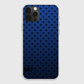 Чехол для iPhone 12 Pro Max с принтом Black Milk Blue Stars в Екатеринбурге, Силикон |  | Тематика изображения на принте: blue | star | stars | звёздная | звезды | синие звезды