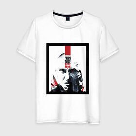 Мужская футболка хлопок с принтом Тони Раут 1 в Екатеринбурге, 100% хлопок | прямой крой, круглый вырез горловины, длина до линии бедер, слегка спущенное плечо. | антон раут | тони раут