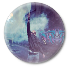 Значок с принтом Тони Раут в Екатеринбурге,  металл | круглая форма, металлическая застежка в виде булавки | антон раут | тони раут