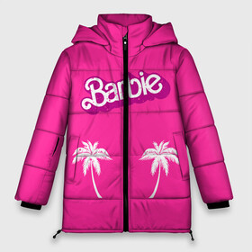 Женская зимняя куртка 3D с принтом Barbie пальмы в Екатеринбурге, верх — 100% полиэстер; подкладка — 100% полиэстер; утеплитель — 100% полиэстер | длина ниже бедра, силуэт Оверсайз. Есть воротник-стойка, отстегивающийся капюшон и ветрозащитная планка. 

Боковые карманы с листочкой на кнопках и внутренний карман на молнии | Тематика изображения на принте: badgirl | barbie | beach party | beaches | bride | crew | girl | girlfriends | henparty | pink | power | princess | real girls | superbride | team | девичник | для влюбленных | для подруг | замуж | море | невеста | отдых | пляж | пляжная вечеринка | подру