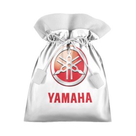 Подарочный 3D мешок с принтом Yamaha в Екатеринбурге, 100% полиэстер | Размер: 29*39 см | Тематика изображения на принте: brand | car | japanese | logo | motorcycle | sign | yamaha | автомобиль | знак | логотип | марка | мотоцикл | ямаха | японская