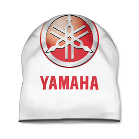 Шапка 3D с принтом Yamaha в Екатеринбурге, 100% полиэстер | универсальный размер, печать по всей поверхности изделия | brand | car | japanese | logo | motorcycle | sign | yamaha | автомобиль | знак | логотип | марка | мотоцикл | ямаха | японская