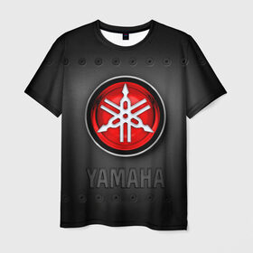 Мужская футболка 3D с принтом Yamaha в Екатеринбурге, 100% полиэфир | прямой крой, круглый вырез горловины, длина до линии бедер | beautiful | brand | car | girl | japanese | logo | motorcycle | mountains | nature | sign | sports | white | yamaha | автомобиль | знак | логотип | марка | мотоцикл | ямаха | японская