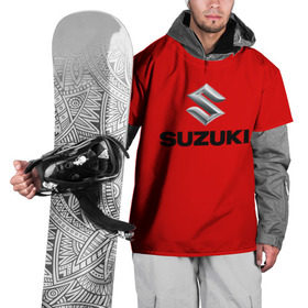 Накидка на куртку 3D с принтом Suzuki в Екатеринбурге, 100% полиэстер |  | марка | машина | сузуки | япония