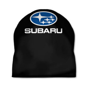 Шапка 3D с принтом Subaru в Екатеринбурге, 100% полиэстер | универсальный размер, печать по всей поверхности изделия | subaru | автомобиль | марка | машина | субару