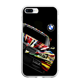 Чехол для iPhone 7Plus/8 Plus матовый с принтом BMW в Екатеринбурге, Силикон | Область печати: задняя сторона чехла, без боковых панелей | bmw | авто | бмв | магина | марка