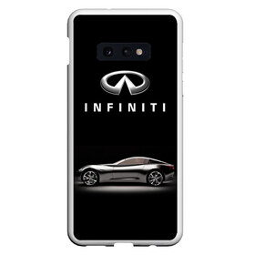 Чехол для Samsung S10E с принтом Infiniti в Екатеринбурге, Силикон | Область печати: задняя сторона чехла, без боковых панелей | Тематика изображения на принте: авто | инфинити | марка | машина