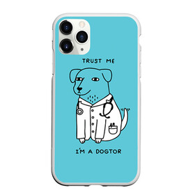 Чехол для iPhone 11 Pro Max матовый с принтом Trust me в Екатеринбурге, Силикон |  | doctor | dogtor | trust me | верь мне | врач | доктор | медик | медицина | собака