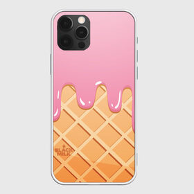 Чехол для iPhone 12 Pro Max с принтом Black Milk Мороженое Стаканчик в Екатеринбурге, Силикон |  | ice cream | мороженое | рожок | стаканчик | эскимо