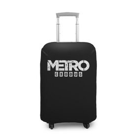 Чехол для чемодана 3D с принтом METRO: Exodus в Екатеринбурге, 86% полиэфир, 14% спандекс | двустороннее нанесение принта, прорези для ручек и колес | horror | metro | metro 2033 | redux | игра | метро | хоррор