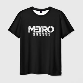 Мужская футболка 3D с принтом METRO: Exodus в Екатеринбурге, 100% полиэфир | прямой крой, круглый вырез горловины, длина до линии бедер | horror | metro | metro 2033 | redux | игра | метро | хоррор