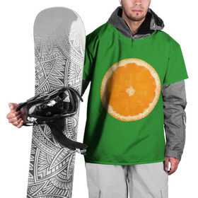 Накидка на куртку 3D с принтом Низкополигональный апельсин в Екатеринбурге, 100% полиэстер |  | Тематика изображения на принте: lowpoly | polygonal | апельсин | зеленый | оранджевый | полигон | полигональный | полигоны | яркий