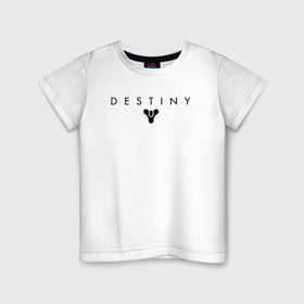 Детская футболка хлопок с принтом Destiny в Екатеринбурге, 100% хлопок | круглый вырез горловины, полуприлегающий силуэт, длина до линии бедер | destiny | destiny 2 | дестени | космос