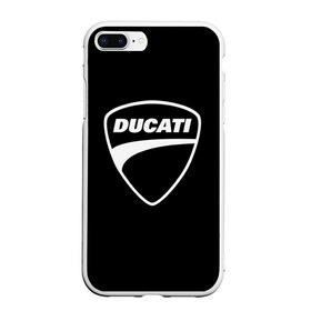 Чехол для iPhone 7Plus/8 Plus матовый с принтом Ducati в Екатеринбурге, Силикон | Область печати: задняя сторона чехла, без боковых панелей | авто | дукати | марка | машина
