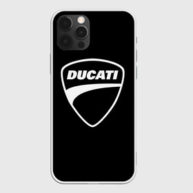 Чехол для iPhone 12 Pro с принтом Ducati в Екатеринбурге, силикон | область печати: задняя сторона чехла, без боковых панелей | авто | дукати | марка | машина