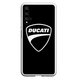 Чехол для Honor 20 с принтом Ducati в Екатеринбурге, Силикон | Область печати: задняя сторона чехла, без боковых панелей | Тематика изображения на принте: авто | дукати | марка | машина