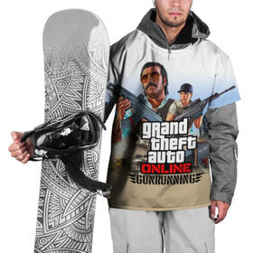 Накидка на куртку 3D с принтом GTA Online: GUNRUNNING в Екатеринбурге, 100% полиэстер |  | Тематика изображения на принте: auto | grand | gta | gta5 | rockstar | theft | гта | рокстар