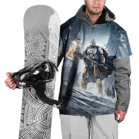 Накидка на куртку 3D с принтом Rise of Iron в Екатеринбурге, 100% полиэстер |  | Тематика изображения на принте: destiny | destiny 2 | дестени | космос