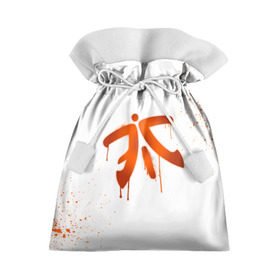 Подарочный 3D мешок с принтом cs:go - Fnatic (White collection) в Екатеринбурге, 100% полиэстер | Размер: 29*39 см | Тематика изображения на принте: cs go | fnatic | кс го | фнатик