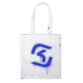 Сумка 3D повседневная с принтом cs:go - SK Gaming (White collection) в Екатеринбурге, 100% полиэстер | Плотность: 200 г/м2; Размер: 34×35 см; Высота лямок: 30 см | 0x000000123 | cs go | sk | white | кс го