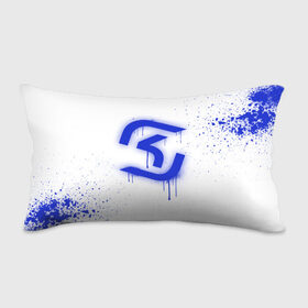 Подушка 3D антистресс с принтом cs:go - SK Gaming (White collection) в Екатеринбурге, наволочка — 100% полиэстер, наполнитель — вспененный полистирол | состоит из подушки и наволочки на молнии | 0x000000123 | cs go | sk | white | кс го